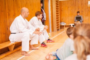 první trénink náboru karate 2018/2019